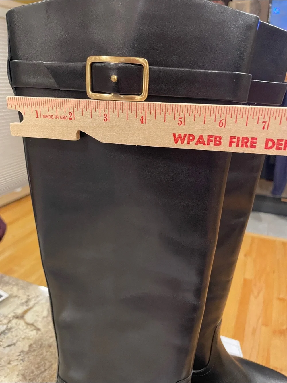 NWT PAIGE Black Leather Over-the-Knee Leather Boots